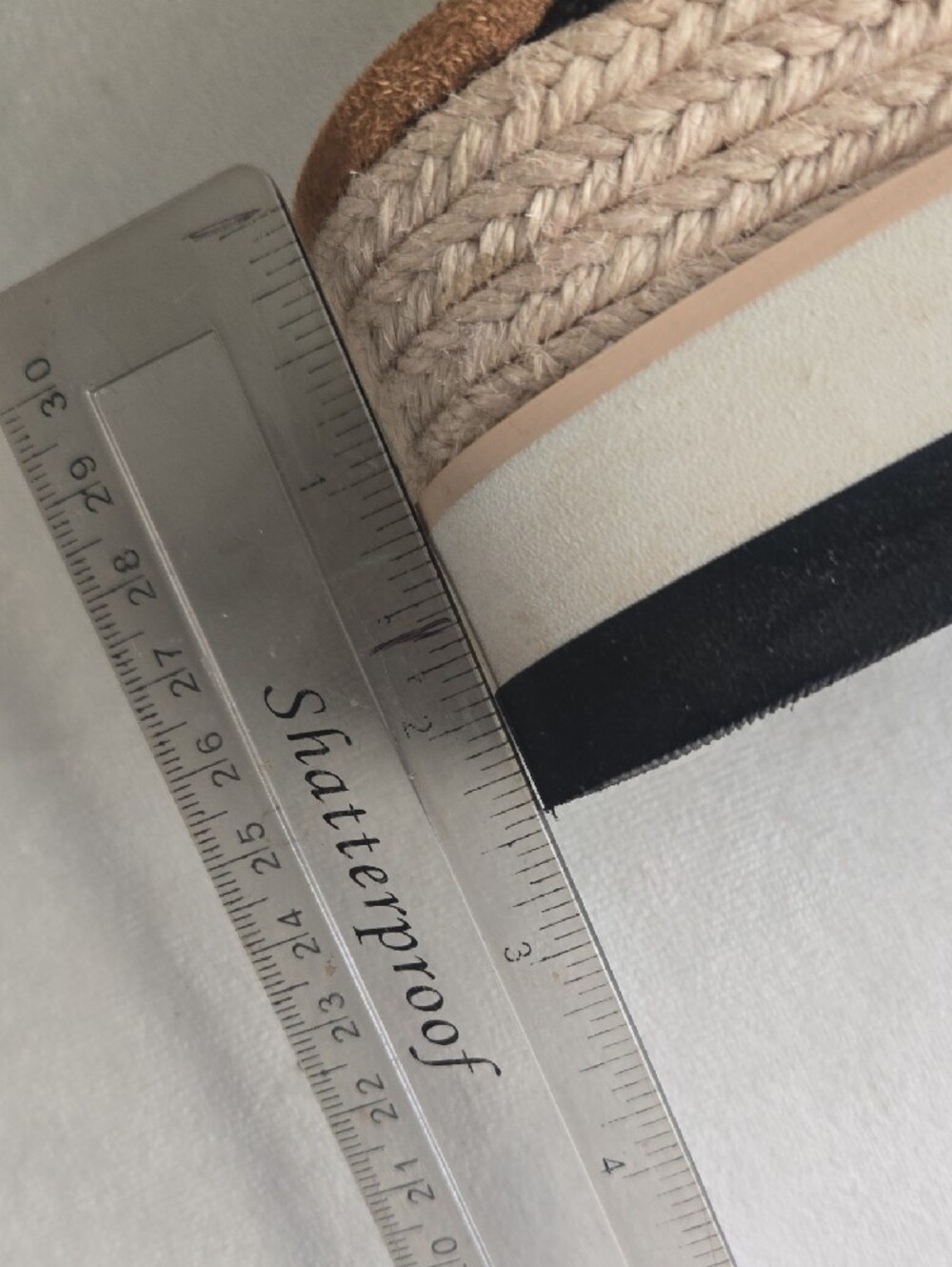 TOMS Black Canvas Platform Slide Sandals - Picture 6 of 6